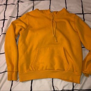 plain yellow hoodie